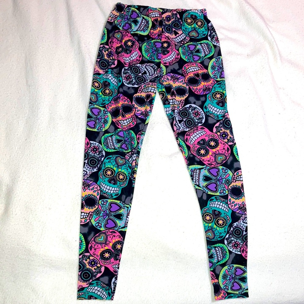 Cinco de Mayo skeleton colorful pants